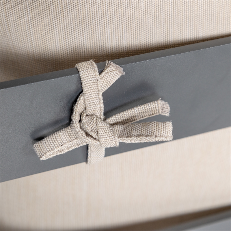 Afuera Living 6-Piece Patio Set in Black Aluminum with Beige Cushions