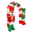 Afuera Living 9FT Multi-Colored Christmas Soldier Arch Inflatable.