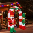 Afuera Living 9FT Multi-Colored Christmas Soldier Arch Inflatable.