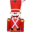 Afuera Living 9FT Multi-Colored Christmas Soldier Arch Inflatable.