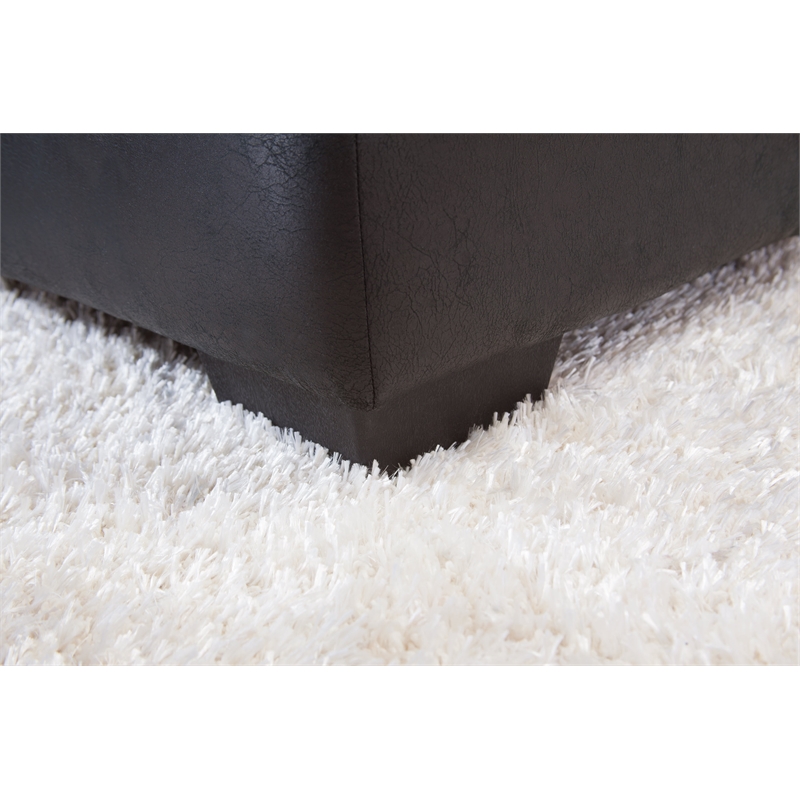 Afuera Living Casual Comfort Charcoal & Black L Shaped Sectional