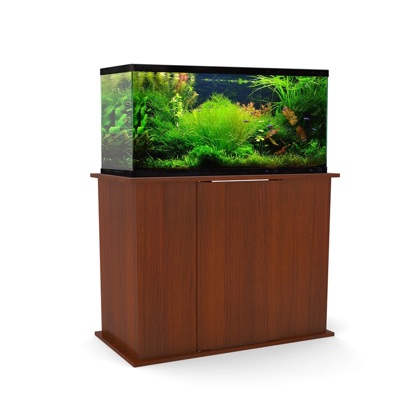 Afuera Living 50/65 Gallon Serene Cherry Upright Aquarium Stand