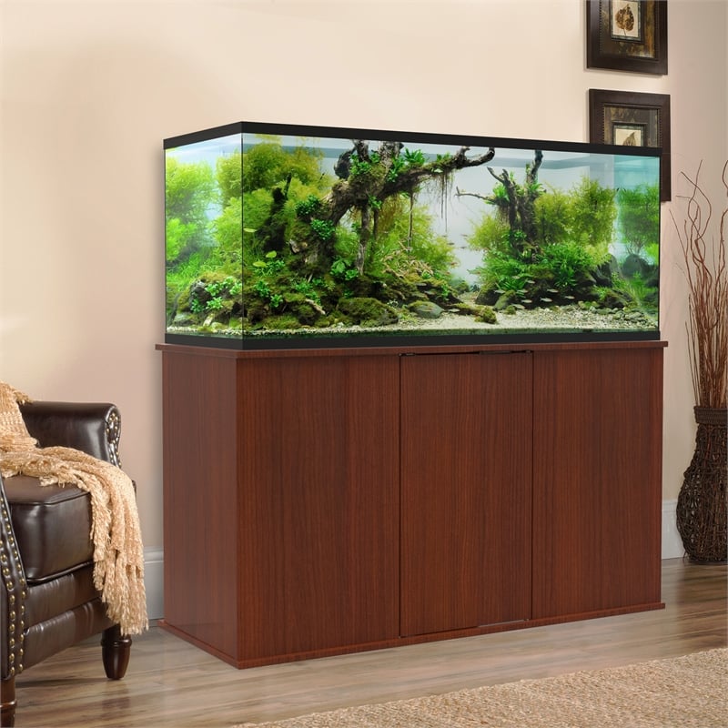 Afuera Living 75/90 Gallon Serene Cherry Upright Aquarium Stand