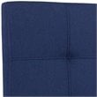 Afuera Living Contemporary Tufted Full Panel Headboard in Navy