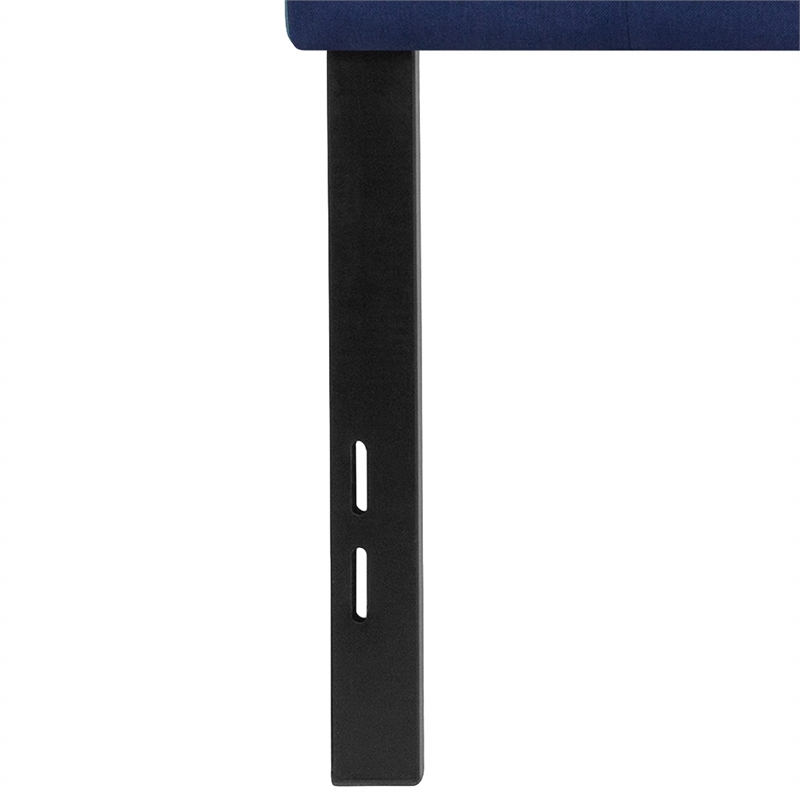 Afuera Living Contemporary Tufted Full Panel Headboard in Navy
