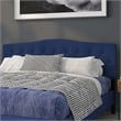 Afuera Living Contemporary Tufted King Panel Headboard in Navy