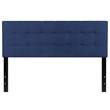 Afuera Living Contemporary Queen Fabric Panel Headboard in Navy