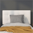 Afuera Living Contemporary Twin Fabric Panel Headboard in White