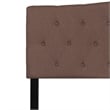 Afuera Living Contemporary Tufted King Panel Headboard in Camel