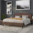 Afuera Living Contemporary Tufted King Panel Headboard in Camel