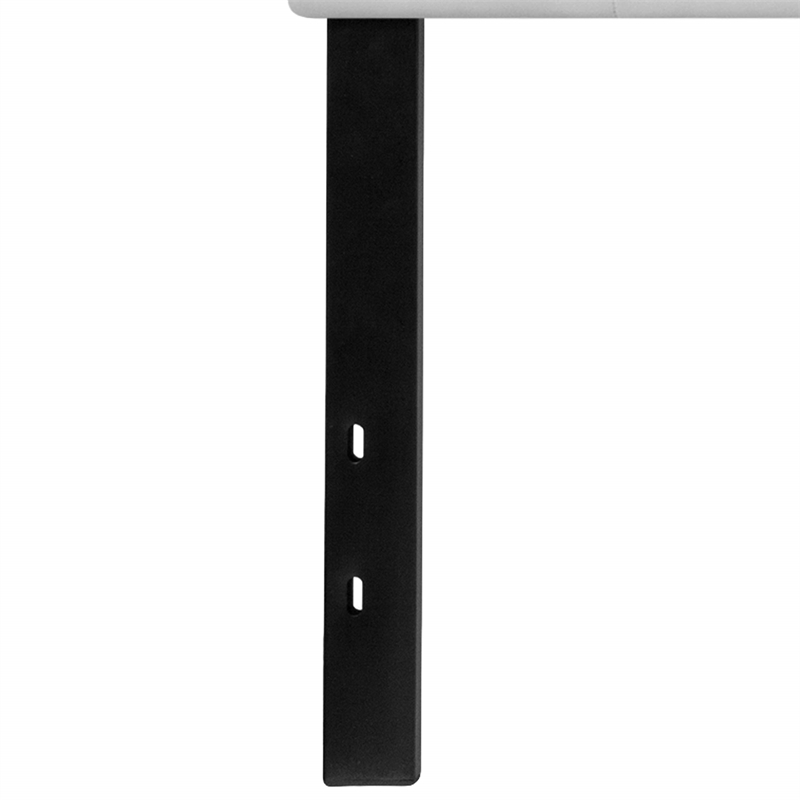 Afuera Living Contemporary Tufted King Panel Headboard in White