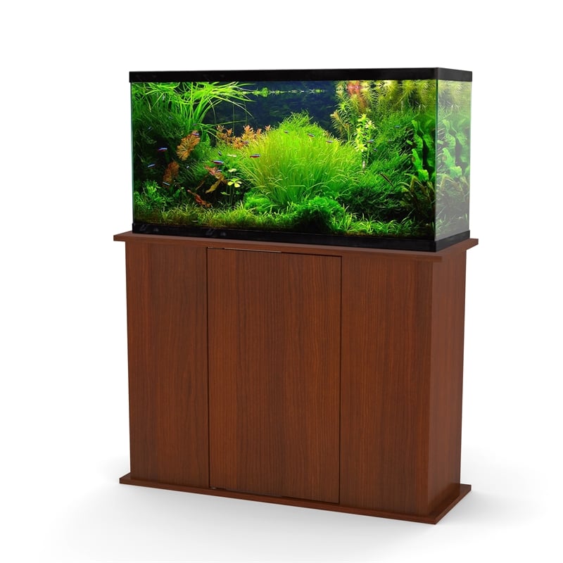 Afuera Living 30/45 Gallon Serene Cherry Upright Aquarium Stand