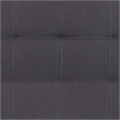 Afuera Living Contemporary King Fabric Panel Headboard in Dark Gray