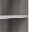 Afuera Living Engineered Wood Universal Small 2 Shelf Bookcase in Platinum Gray