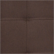 Afuera Living Contemporary Tufted Full Panel Headboard in Dark Brown