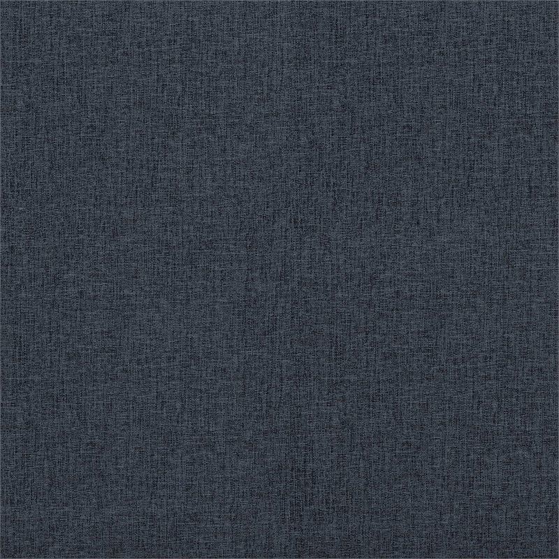 Afuera Living Mid-Century Full Size Upholstered Daybed in Navy Linen