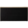 Afuera Living Contemporary Deep Channel Tufted Rich Camel Velvet Full Bed
