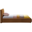 Afuera Living Contemporary Deep Channel Tufted Rich Saddle Velvet Twin Bed