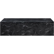 Afuera Living Contemporary Black Concrete Indoor/Outdoor Coffee Table