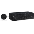 Afuera Living Contemporary Black Concrete Indoor/Outdoor Coffee Table