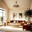 Afuera Living Travertine Finish Concrete Indoor/Outdoor Coffee Table