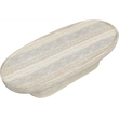 Afuera Living Travertine Finish Concrete Indoor/Outdoor Coffee Table