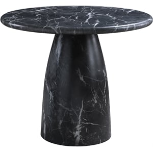 Afuera Living Contemporary Black 36&quot Indoor/Outdoor Concrete Dining Table