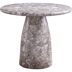 Afuera Living Contemporary Brown 36&quot Indoor/Outdoor Concrete Dining Table