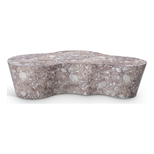 Afuera Living Contemporary Brown Indoor/Outdoor Concrete Coffee Table