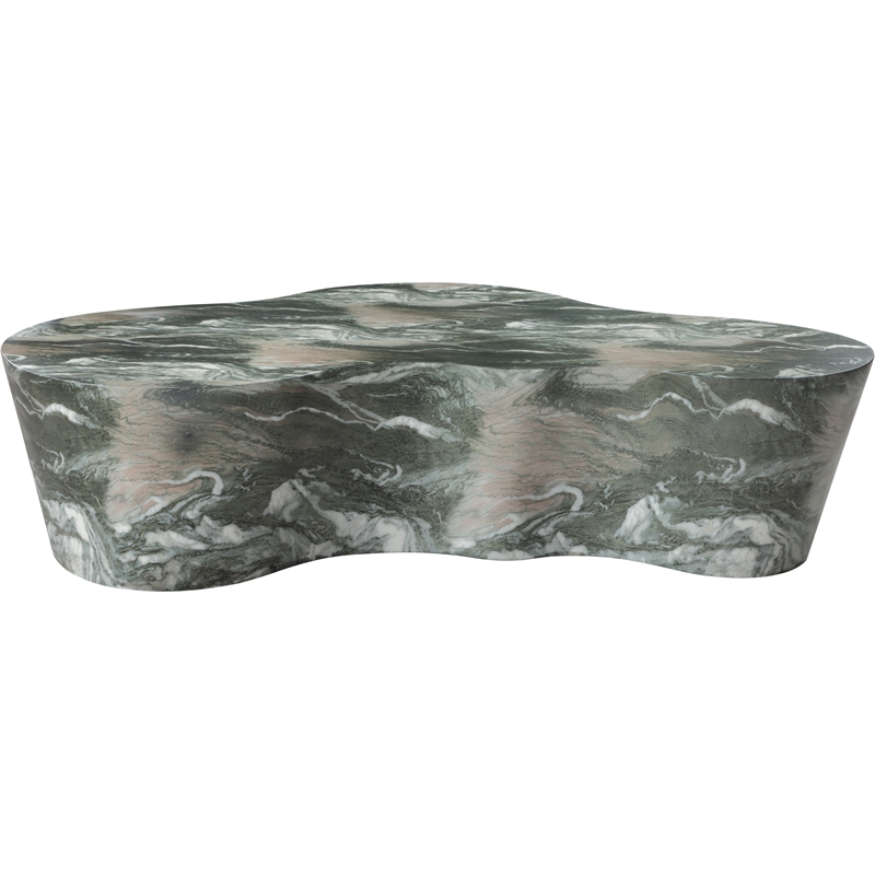 Afuera Living Contemporary Green Indoor/Outdoor Concrete Coffee Table