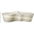 Afuera Living Indoor/Outdoor Concrete Travertine Finish Coffee Table