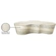 Afuera Living Indoor/Outdoor Concrete Travertine Finish Coffee Table