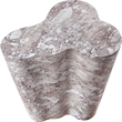 Afuera Living Contemporary Brown Indoor/Outdoor Concrete Marble Finish End Table