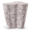 Afuera Living Contemporary Brown Indoor/Outdoor Concrete Marble Finish End Table
