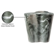 Afuera Living Contemporary Green Indoor/Outdoor Concrete Marble Finish End Table