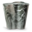 Afuera Living Contemporary Green Indoor/Outdoor Concrete Marble Finish End Table