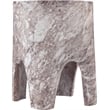 Afuera Living Contemporary Brown Indoor/Outdoor Concrete End Table