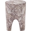 Afuera Living Contemporary Brown Indoor/Outdoor Concrete End Table