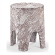 Afuera Living Contemporary Brown Indoor/Outdoor Concrete End Table