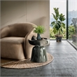 Afuera Living Contemporary Green Indoor/Outdoor Concrete End Table