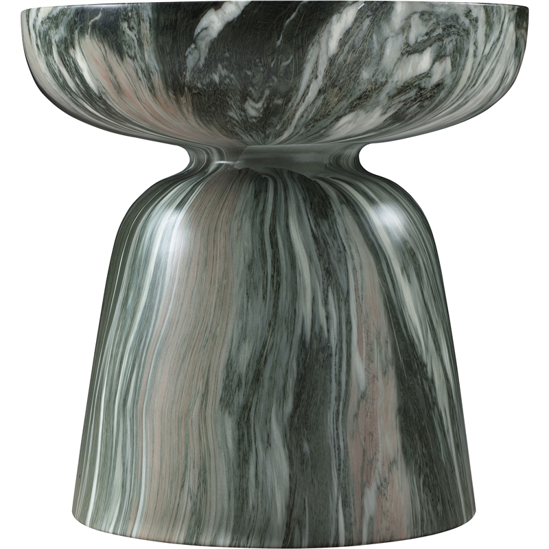 Afuera Living Contemporary Green Indoor/Outdoor Concrete End Table