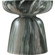 Afuera Living Contemporary Green Indoor/Outdoor Concrete End Table