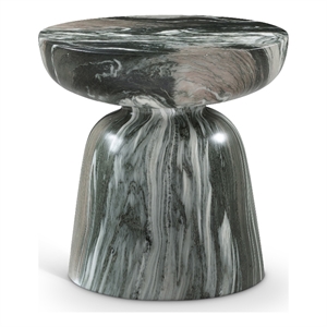 Afuera Living Contemporary Green Indoor/Outdoor Concrete End Table