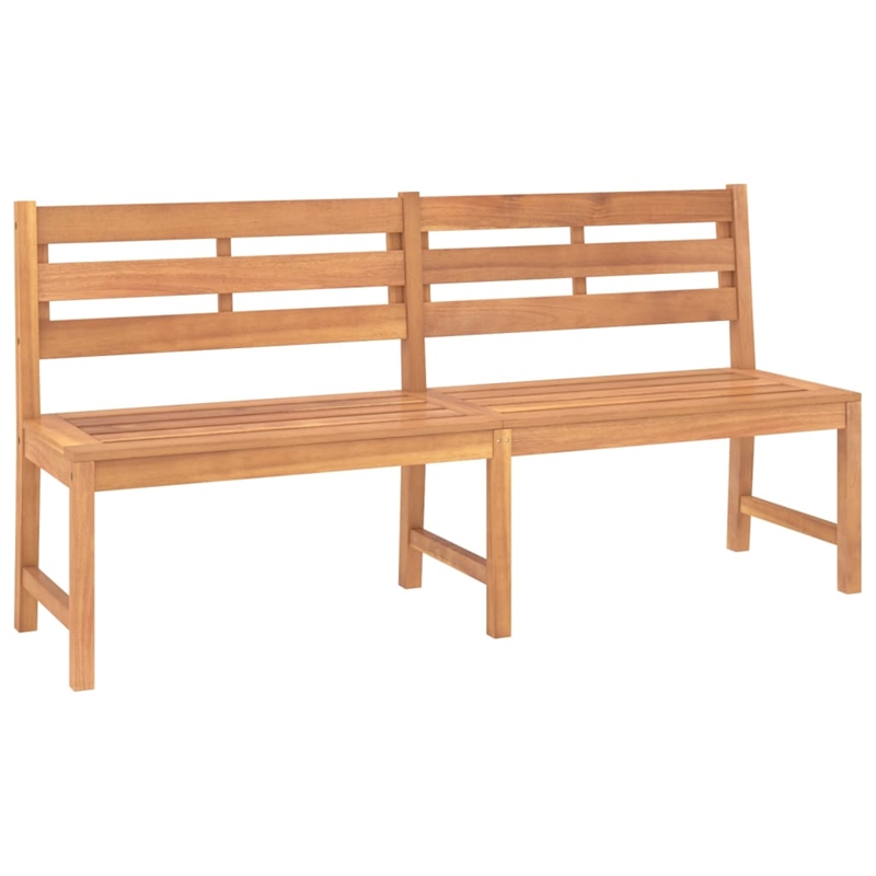 Afuera Living Contemporary Garden Dining Set Natural Teak Wood