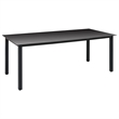 Afuera Living Glass Medium Foldable Garden Dining Set in Black