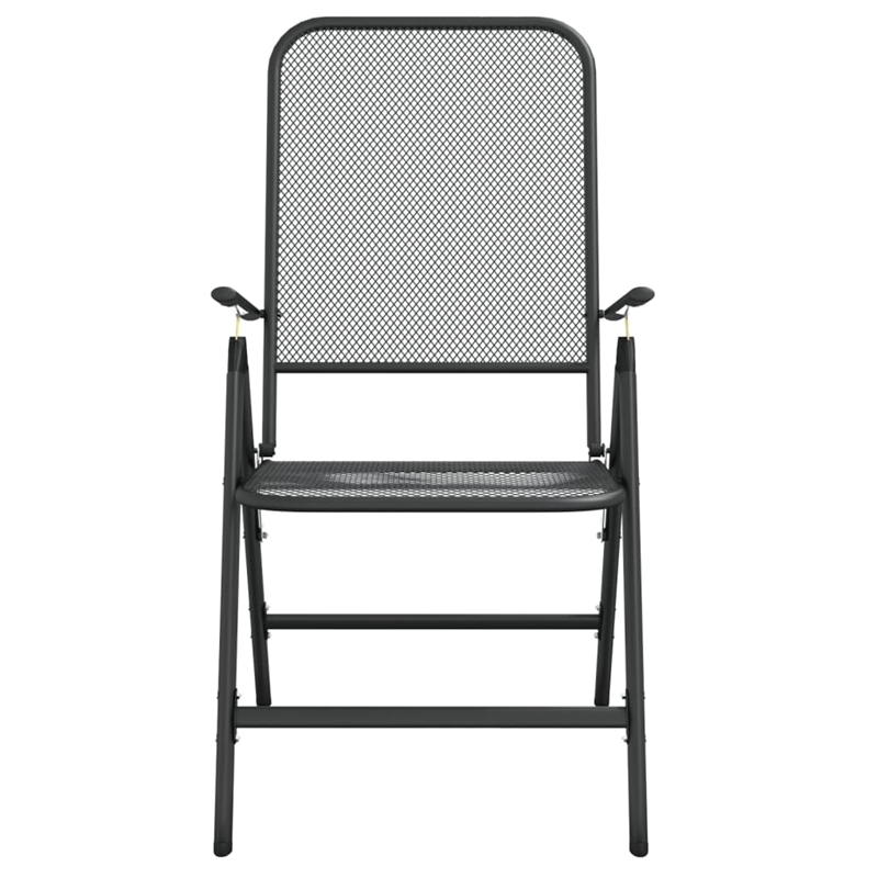 Afuera Living Contemporary Garden Dining Set in Anthracite/Gray