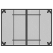 Afuera Living Contemporary Garden Dining Set in Anthracite/Gray