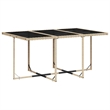 Afuera Living Contemporary 11 Piece Rattan Garden Dining Set in Black