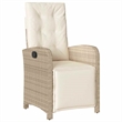 Afuera Living 7 Piece Rattan Garden Dining Set with Cushions in White