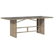 Afuera Living 9 Piece Poly Rattan Garden Dining Set in Beige
